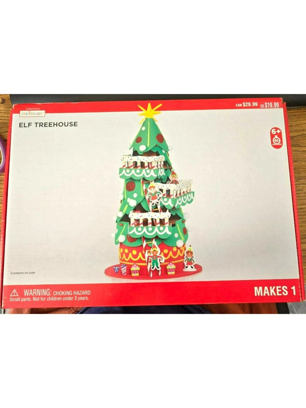 Elf Treehouse Christmas Craft Kit By Creatology NIB Foam Fun! LH7180